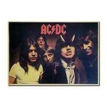 Pôster AC/DC Band Vintage Retro Rock 48x30cm Pôster AC/DC Band Vintage Retro Rock 48x30cm