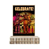 Pôster Adesivo À Prova d'Água Fnaf Anime Five Nights at Freddy's Para Decoração De Paredes De Cafés