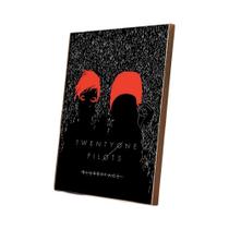 Pôster Adesivo DIY Twenty One Pilots Impressão Em Papel Branco Arte Vintage Pintura Decorativa