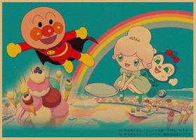Pôster Anpanman Anime com impressão de arte de parede sem moldura 30x42cm Pôster Anpanman Anime com impressão de arte de parede sem moldura 30x42cm