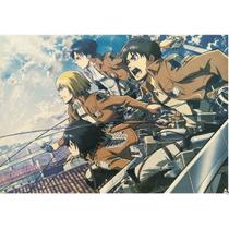 Pôster: arte de parede, decoração de parede, anime retrô Attacks On Titans