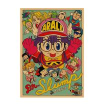 Pôster, arte de parede, pintura decorativa, Arales Slumps, anime retrô