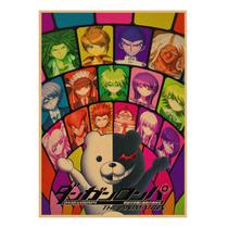 Pôster: arte de parede, pintura decorativa, Danganronpas, retrô