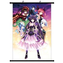 Poster artístico com impressão de parede Dates A Lives 40x60cm em tecido+plásticos Poster artístico com impressão de parede Dates A Lives 40x60cm em tecido+plásticos