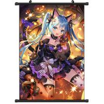 Pôster artístico Pôster de parede Hatsune Miku 40x60cm de tecido+plástico Pôster artístico Pôster de parede Hatsune Miku 40x60cm de tecido+plástico