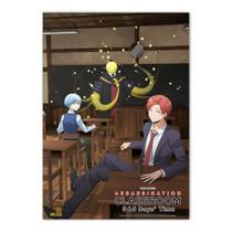 Pôster: Assassinatos, salas de aula, arte em anime, papel 30x40cm