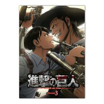 Pôster Attack on Titan Anime Art 30x40cm Papel 30g