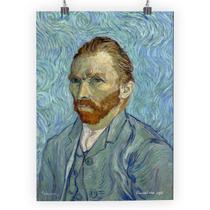 Pôster Autorretrato de Van Gogh - Tamanho A3
