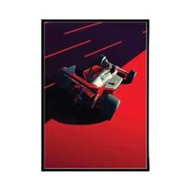 Pôster Ayrton Senna Fórmula 1 - Arte de Parede Minimalista HD para Casa