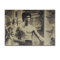 Pôster Bruce Lee Martial Artist Retro em papel 51,5x36cm
