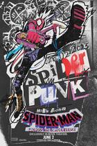 Poster Cartaz Homem-Aranha Através do Aranhaverso G Spider-Punk - Pop Arte Poster