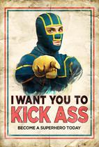 Poster Cartaz Kick-Ass Quebrando Tudo D - Pop Arte Poster