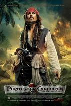 Poster Cartaz Piratas do Caribe Navegando em Águas Misteriosas A