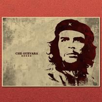 Pôster Che Guevara Vintage Kraft Paper 42x30cm Pôster Che Guevara Vintage Kraft Paper 42x30cm
