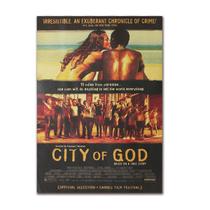 Pôster Citys Of Gods Anime Art 51,5x36cm Papel 40g