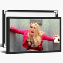 Pôster com arte de parede de banheiro Vintage White Chicks Movie 30x40cm