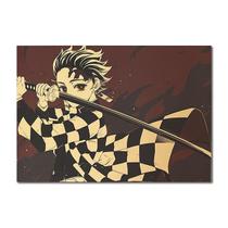 Pôster com arte de parede Demon Slayers Kamado Tanjirou Anime 51x35,5 cm