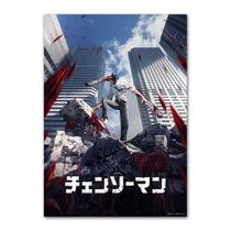 Pôster com impressão artística Chainsaw Man Art Poster 40x60cm Papel