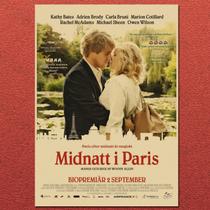 Pôster com impressão de arte de parede retrô Midnight in Paris 30x42cm Pôster com impressão de arte de parede retrô Midnight in Paris 30x42cm