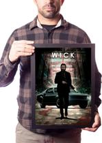 Poster Com Moldura A3 Car Legends John Wick