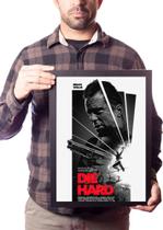 Poster Com Moldura A3 Duro De Matar Poster Com Moldura A3 Duro De Matar