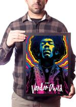 Poster Com Moldura A3 Jimi Hendrix Poster Com Moldura A3 Jimi Hendrix