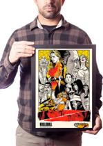 Poster Com Moldura A3 Kill Bill Poster Com Moldura A3 Kill Bill