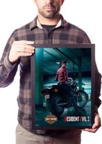 Poster Com Moldura A3 Resident Evil 2 Remake