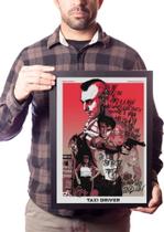 Poster Com Moldura A3 Taxi Driver
