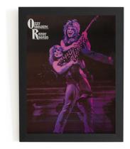 Poster Com Moldura Ozzy Osbourne & Randy Rhoads Quadro