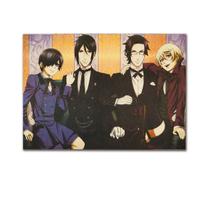 Pôster com pintura de parede Black Butlers Anime 51,5x36cm
