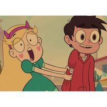 Pôster com pintura Star Butterfly Vintage em papel 29,7x42cm