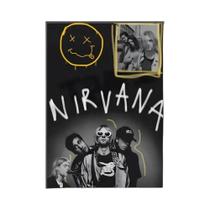 Pôster Da Banda De Rock Nirvana Decoração Para Quarto Sala De Estar Presente Impressão Pintura