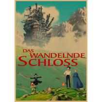 Pôster Das Wandelndes Schloss Anime Art 29,7x42cm em papel Pôster Das Wandelndes Schloss Anime Art 29,7x42cm em papel