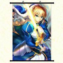 Pôster de anime Fate Saber, pintura de parede, pintura de parede, 40x60cm
