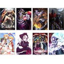 Pôster de anime retrô Overlords Bone King 42x29cm - 8 unidades Pôster de anime retrô Overlords Bone King 42x29cm - 8 unidades
