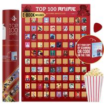 Pôster de anime Scratch Off Me Time Joy Os 100 melhores animes Pôster de anime Scratch Off Me Time Joy Os 100 melhores animes