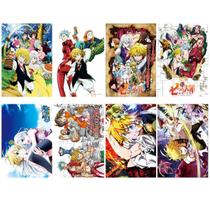 Pôster de arte anime Sevens Deadly Sins 42x29 cm (8 unidades)