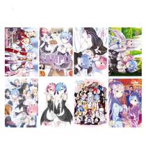 Pôster de arte de parede, 8 unidades/lote, Starting Life in Another World Anime Pôster de arte de parede, 8 unidades/lote, Starting Life in Another World Anime