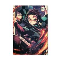 Pôster de arte de parede com imagem Demon Slayers Anime 51x35,5 cm