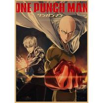 Pôster de arte de parede com imagem One Punch Man Anime 30x42cm Pôster de arte de parede com imagem One Punch Man Anime 30x42cm