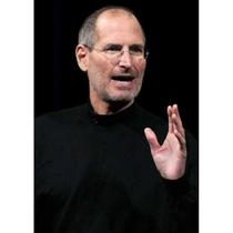 Pôster de arte de parede com imagem Steve Jobs Anime Art 30x42cm