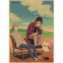 Pôster de arte de parede Natsumes Books Of Friends Retro Anime 50x70cm