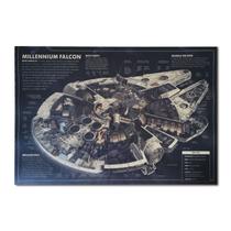 Pôster de arte de parede Picture Millenniums Falcons Anime 51x35,5 cm