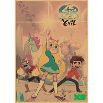 Poster de arte de parede Picture Stars Forces of Evils Anime Art Poster de arte de parede Picture Stars Forces of Evils Anime Art