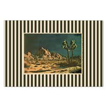 Pôster de arte de parede Western Desert Night Landscape 40x60cm Pôster de arte de parede Western Desert Night Landscape 40x60cm