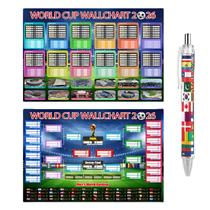 Pôster de Chaveamento da Copa do Mundo 2026 ZOBVEX 58x102 cm Pôster de Chaveamento da Copa do Mundo 2026 ZOBVEX 58x102 cm