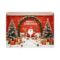 Pôster De Decoração De Festa De Natal Para Idosos, Banner 2D De Tecido Para Pendurar Na Parede, 1 Pôster De Decoração De Festa De Natal Para Idosos, Banner 2D De Tecido Para Pendurar Na Parede, 1