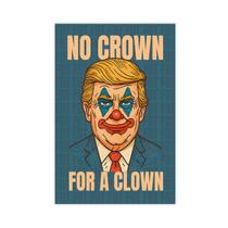 Pôster de decoração de parede Fotuven No Kings Anti Trump 40x60cm Pôster de decoração de parede Fotuven No Kings Anti Trump 40x60cm