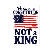 Pôster de decoração de parede Fotuven We Have A Constitution No Kings Pôster de decoração de parede Fotuven We Have A Constitution No Kings